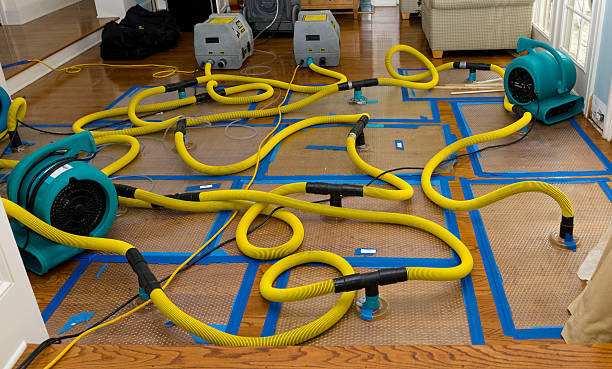 Professional Burst Pipe Water Damage technician working in Selma, NC